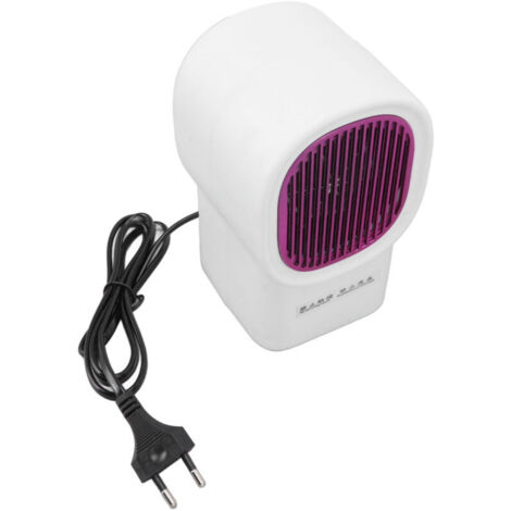 Chauffage soufflant 500 W, chauffage rapide et silencieux, modèle vertical de table, pour la maison, 100-220 V (UE), blanc