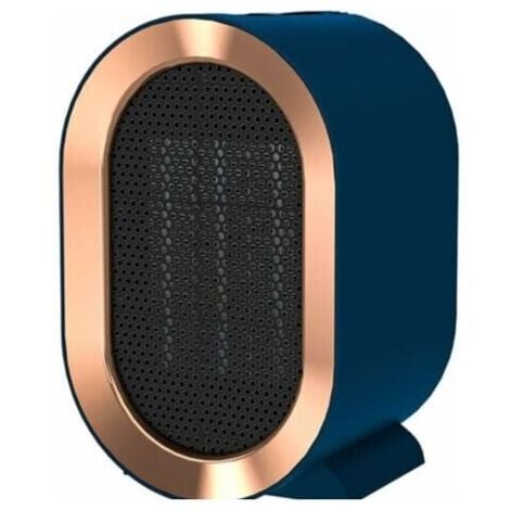 Chauffage soufflant de salle de bain Mini chauffage d'appoint Chauffage soufflant portable en céramique Silencieux électrique Chauffages électriques mobiles pour la maison et le petit bureau 1200W