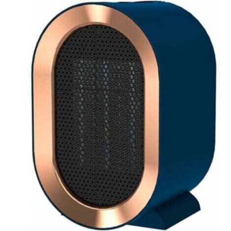 Chauffage soufflant de salle de bain Mini chauffage d'appoint Chauffage soufflant portable en céramique Silencieux électrique Chauffages électriques mobiles pour la maison et le petit bureau 1200W