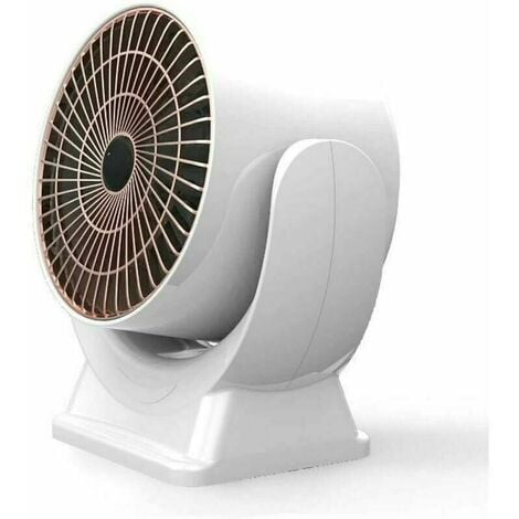 Chauffage soufflant de salle de bain Mini chauffage d'appoint Chauffage soufflant portable en céramique Silencieux électrique Chauffages électriques mobiles pour la maison et le petit bureau  Usb Blan