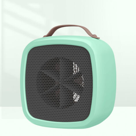 Chauffage soufflant de salle de bain, Mini chauffage d'appoint en céramique silencieux pour petit bureau, 1200W