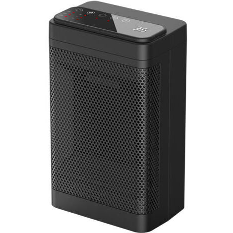 Chauffage Soufflant Électrique, 1500W PTC Radiateur Soufflant, 3 Modes avec Télécommande et Protection Contre la Surchauffe, avec Minuterie pour le Salon, la Chambre et le Bureau