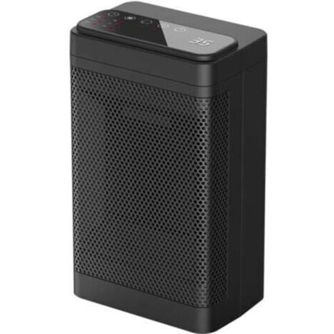 Chauffage Soufflant Électrique, 1500W PTC Radiateur Soufflant, 3 Modes avec Télécommande et Protection Contre la Surchauffe, avec Minuterie pour le Salon, la Chambre et le Bureau