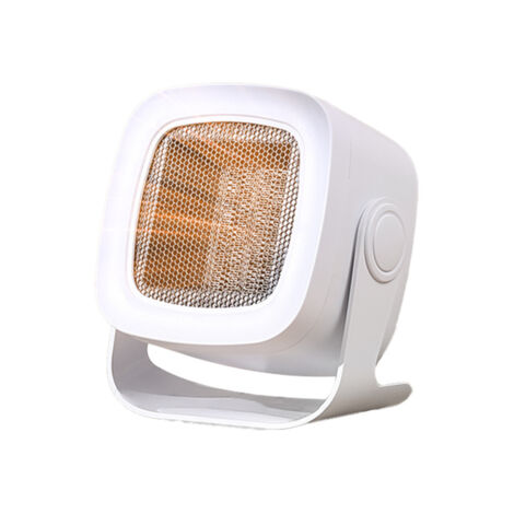 Chauffage Soufflant, PTC Mini Chauffage Electrique Oscillation à 90°, Chauffage électrique avec 2 Modes, Chauffage d'appoint Compact, Portatif Chauffage pour Salon, Chambre et Bureau