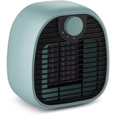Chauffage Soufflant, Radiateur Soufflant Électrique 650/1000W, Protection Contre Surchauffe & Anti-Basculement, 2 Modes de Chauffage, Salle de Bain Maison Bureau, Sécurité - Silencieux