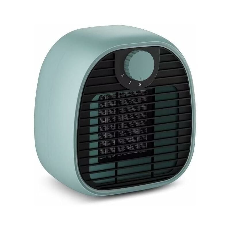 Ersandy - Chauffage Soufflant, Radiateur Soufflant Électrique 650/1000W, Protection Contre Surchauffe & Anti-Basculement, 2 Modes de Chauffage, Salle