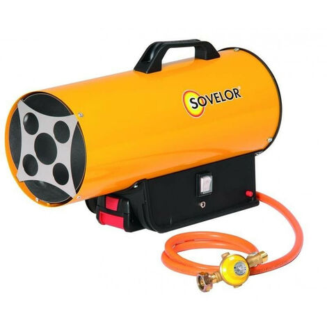 Sovelor - Chauffage air pulsé portable gaz propane avec batterie 0.16 kW - BLP17MDC