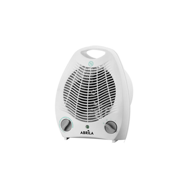 Fabrilamp - Ventilateur électrique lampe chauffante 2000w white thermostat reg. thermostat 2pot. 3fonctions, safety system 29,5x21,9x13,1cm
