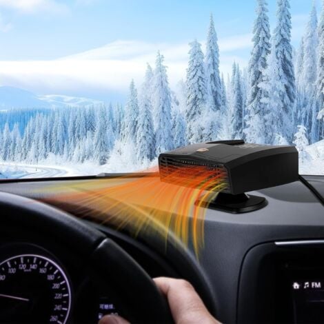 Chauffage De Voiture Portable 12V Avec Dégivreur De Pare-brise, Se