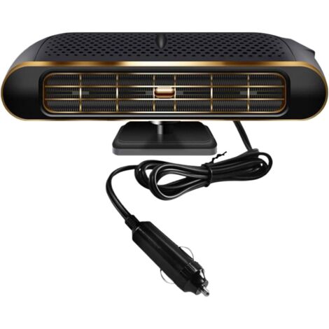 Chauffage Voiture Portable - 12V/24V Désembueur et Dégivreur pour Pare -
