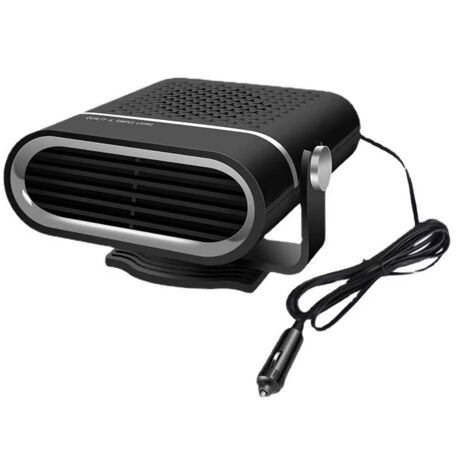 Chauffage Voiture,12V Chauffe Voiture Rapide Portable,Déshumidificateur de Pare-Brise pour Voiture Buggy et Remorque,150W Chauffage et Refroidissement Rapide 2 en 1（noir）