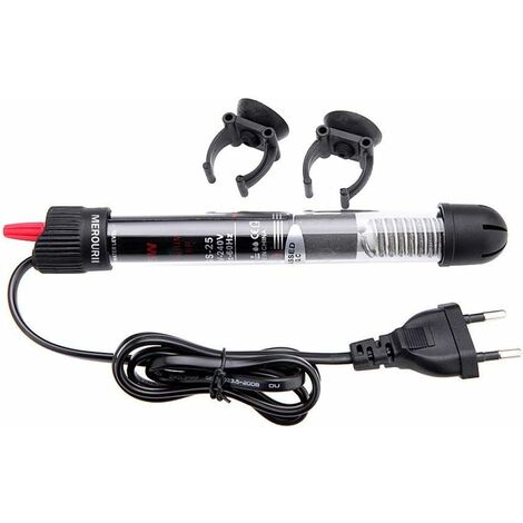 Réchauffeur daquarium YZJJ Chauffe-Aquarium Thermostat de température réglable pour Chauffe-Eau daquarium Submersible avec ventouses 