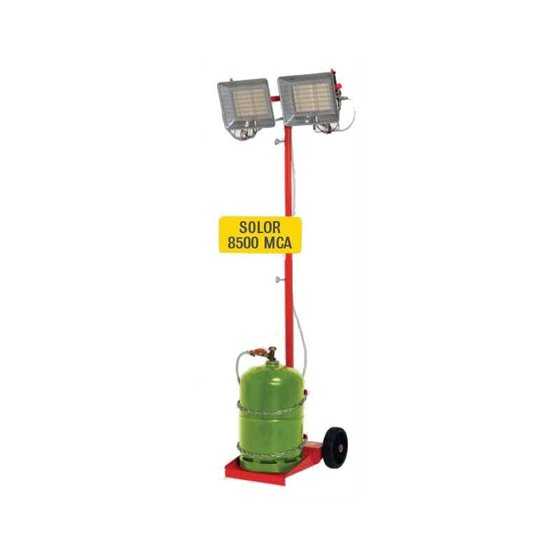 Sovelor - Chauffage radiant mobile Gaz Propane 8400W - SOLOR8500MCA