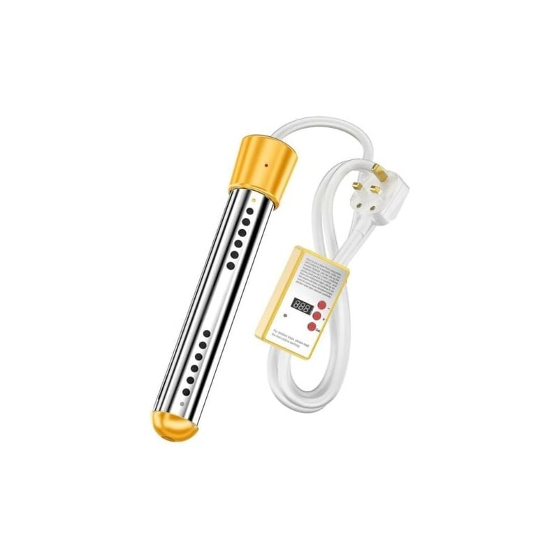 SNQ - Chauffe-baignoire 3000w Thermoplongeur électrique Thermoplongeur de voyage, Thermoplongeur en acier inoxydable, Chauffe-eau électrique
