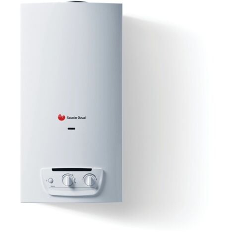 Chauffe-bain gaz Opalia C11 avec veilleuse (Piezo) - Saunier Duval - Butane Propane - 680x350x313mm
