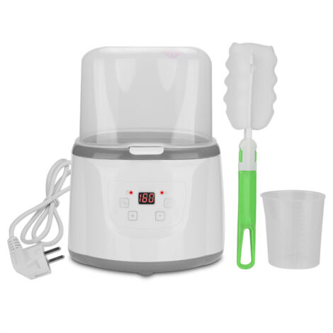 Chauffe-biberon automatique intelligent avec thermostat double bouteille - 400W, prise EU 250V, blanc