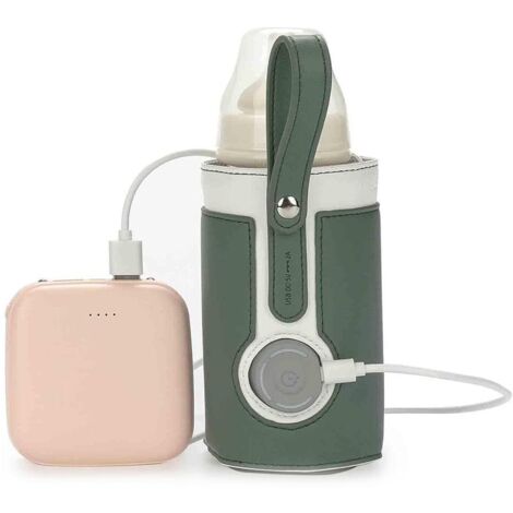 Chauffe-biberon portable 3 températures réglables - Sac chauffant pratique pour biberons à la maison et en déplacement