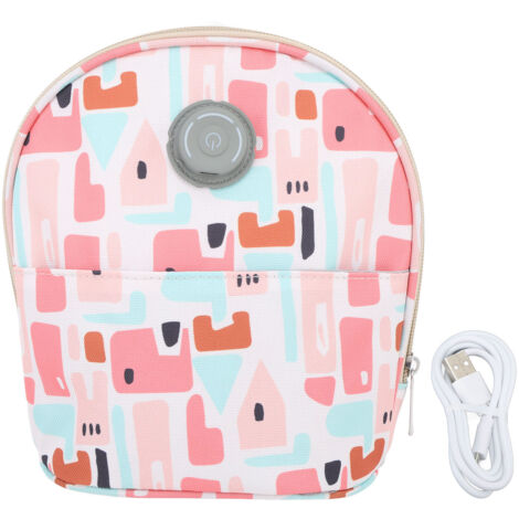 Chauffe-biberon portable avec sac isotherme, régulation thermique et charge USB pour lait.