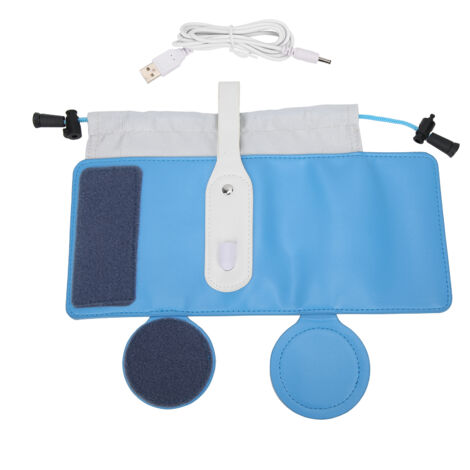 Chauffe-biberon portable, sac de voyage pour réchauffer biberons bébé, accessoire pratique bleu foncé