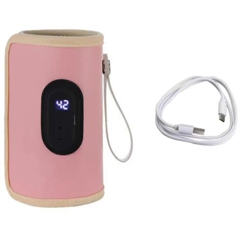 Chauffe-biberon portable USB pour voiture, voyage et soins des enfants A