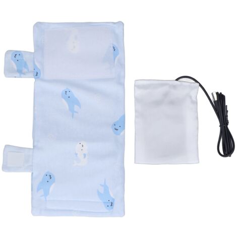 Chauffe-biberon portable USB, température constante, base stable, sac chauffant coton pour lait maternel