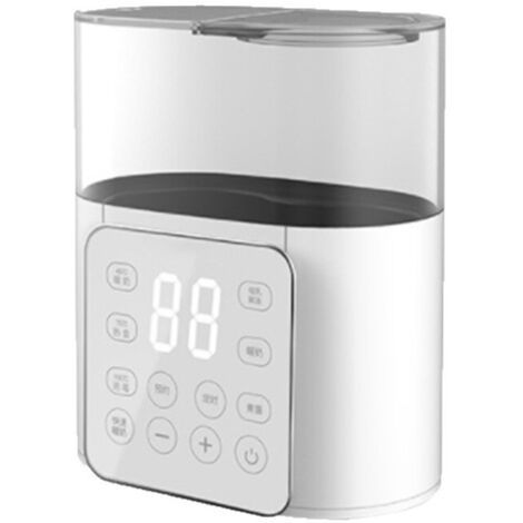 Chauffe-biberon, stérilisateur de biberon multifonctionnel, chauffe-aliments pour bébé et garde-chaud avec écran LCD, blanc