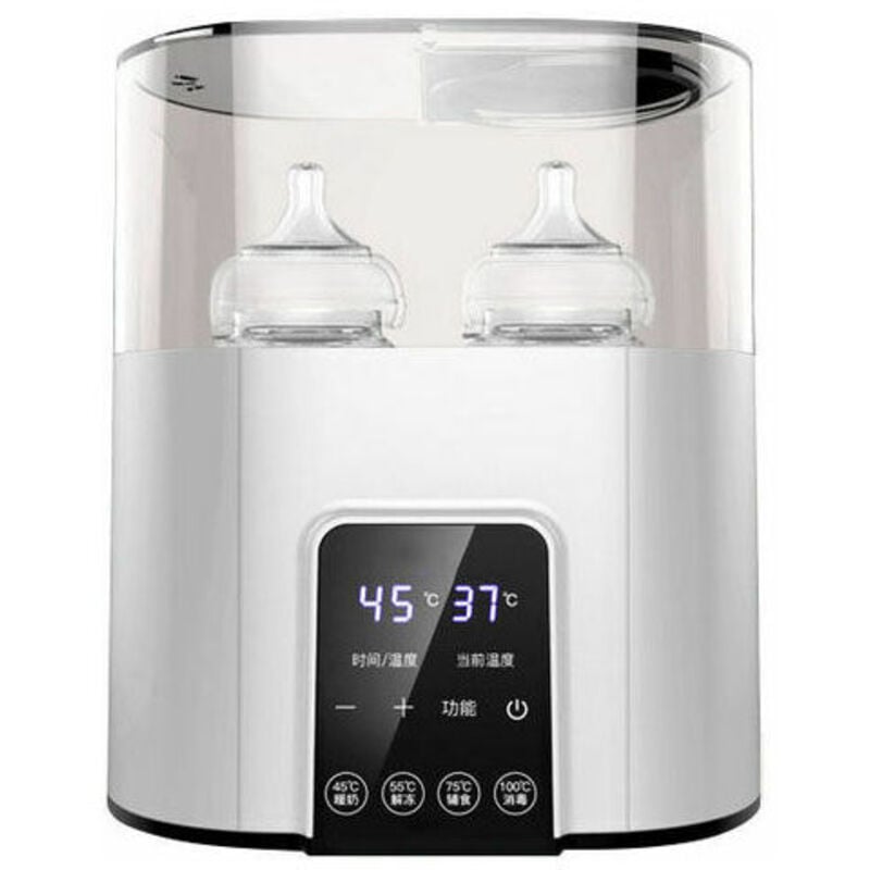 GABRIELLE Chauffe-biberon universel intelligent 6 en 1, stérilisateur chauffant 110-220V, chauffe-aliments pour lait électrique avec minuterie