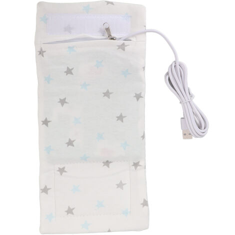 Chauffe-biberon USB à température constante, chauffage rapide et isolation pour biberons de bébé étoile