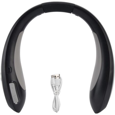 Chauffe-cou portable rechargeable 3 niveaux de chaleur - Pour maison, bureau, sport extérieur - Noir