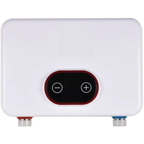 Chauffe-eau, 5500W Chauffe-eau Électrique Instantané LED Affichage Numérique Chauffe-eau Sans Réservoir Protection Contre La Surchauffe Salle De Bain Bain Douche Kit,Sûr