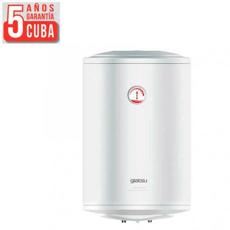 Chauffe-eau à accumulation 50L – Installation verticale – Isolation polyuréthane haute densité – Résistance Incoloy 840 – Température max 75ºC – Giatsu - ECO 50 L