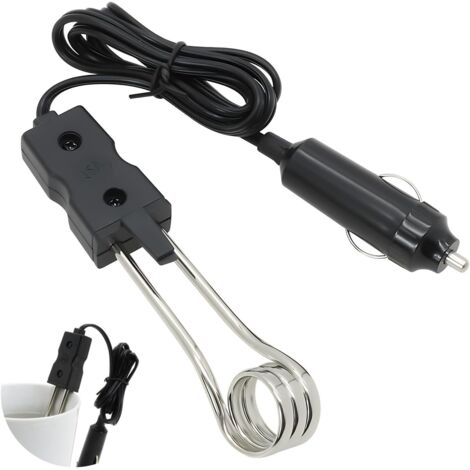 Chauffe-eau de voiture 12V portable – Acier inoxydable – 120W pour café et thé – Accessoire camping et voyage