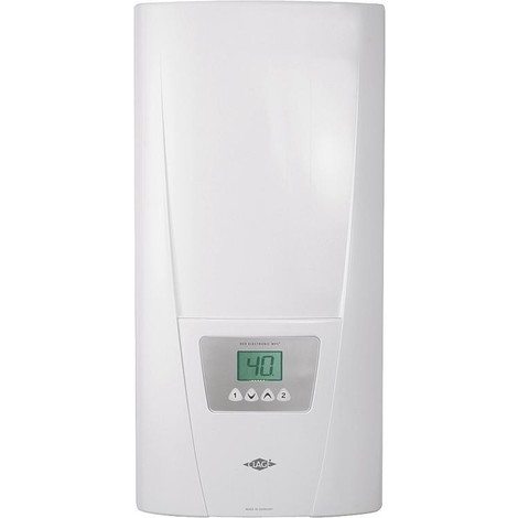 Chauffe-eau DEX instantané 18..27KW-400Volt - régul electronique Hxlxp : 46,6x23x9,7 cm