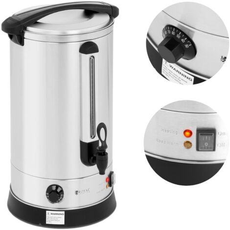 Chauffe-eau double paroi en acier 20,5 L 2500 W