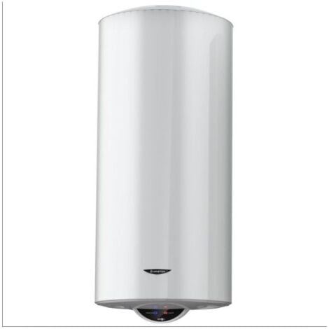 ARISTON GROUP Ariston HPC+, Chauffe-eau électrique vertical mural 100 litres, diam. 530 mm - Triple Protection - Anode Titane et Magnésium, Résistance stéatite - Conçu et fabriqué pour être installé en France