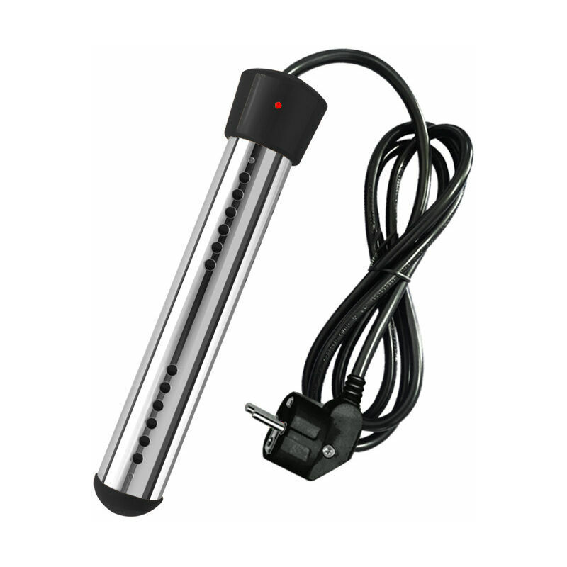 Chauffe-eau électrique à immersion 2500W Portable pour baignoire à seau