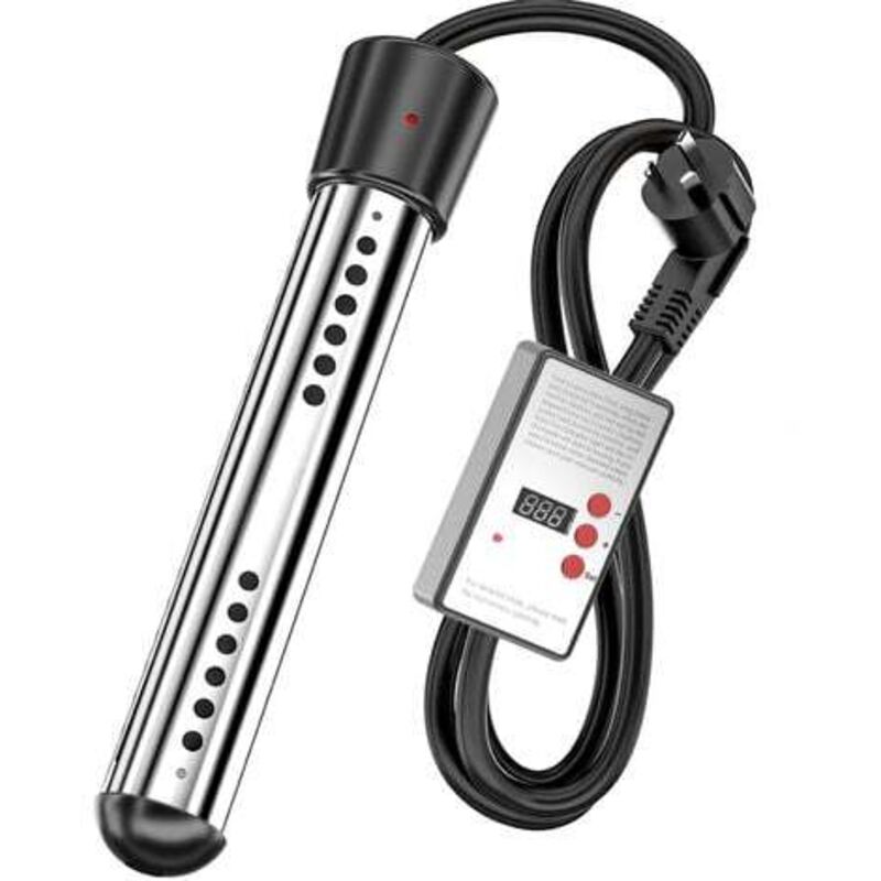 Chauffe-eau électrique à tension d'immersion 3000 W, synchronisation intelligente, chauffe-eau de piscine, chauffe-eau portable, adapté aux étangs,