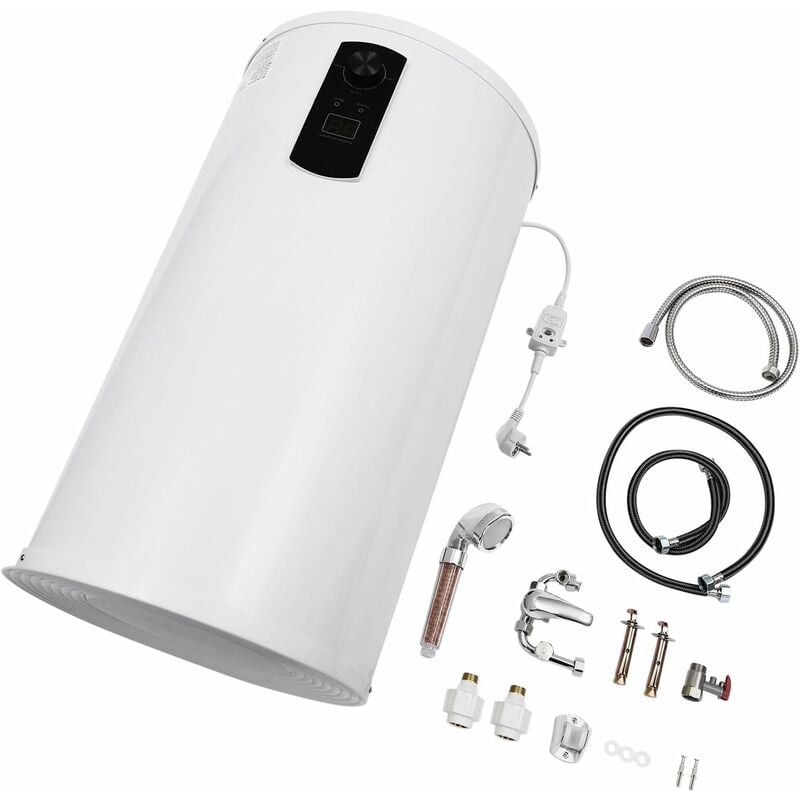 Gojoy - Chauffe-eau électrique chauffe-eau 70 litres chauffe-eau chauffe-eau, 2000W puissance de chauffage, protection contre les fuites, Upgraded