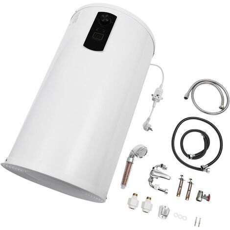 Chauffe-eau électrique chauffe-eau 70 litres chauffe-eau chauffe-eau, 2000W puissance de chauffage, protection contre les fuites, Upgraded vertical mur suspendu 25-75°C chauffe-eau