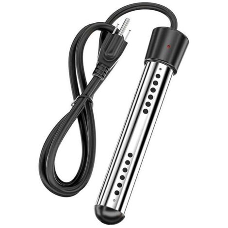 Chauffe-eau électrique de tension submersible de 2000W chauffe-eau de piscine chauffe-eau portatif approprié aux seaux d'étangs