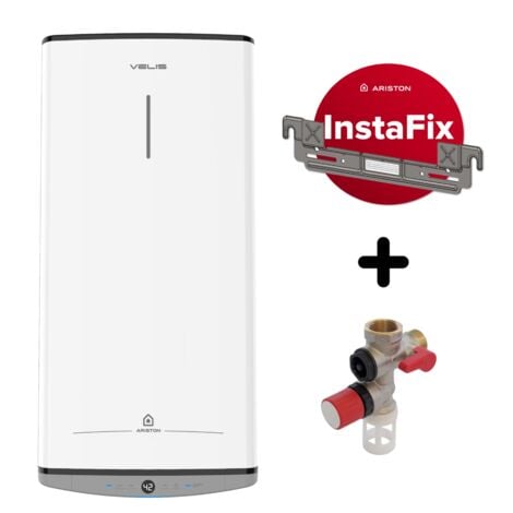 Chauffe-eau Eléctrique Extra Plat Mural - ARISTON VELIS DUNE 80L + Kit d'installation