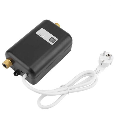 Chauffe-eau électrique instantané 3800W – Tension 220V-240V – Température réglable 30-55°C – IPX4 pour cuisine et salle de bain - 50-60Hz