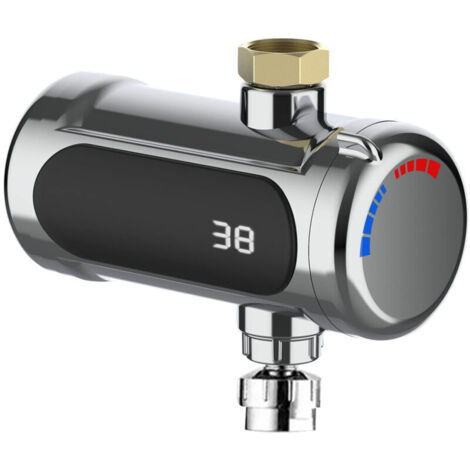 Chauffe-Eau Electrique Instantane De Robinet, RobinetElectrique Avec Affichage De La Temperature A Led, Mini Chauffe-EauInstantane Pour Salle De Bain, Cuisine