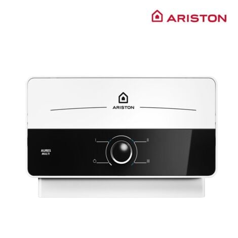 Chauffe-eau électrique instantané pour lavabos AURES MULTI 5kW (230V), multi-points de puisage, 3l/min - ARISTON