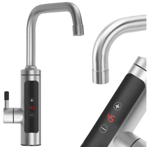 Chauffe-eau électrique instantané robinet cuisine lcd 3000w