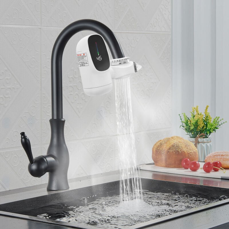 Chauffe-eau électrique Petit chauffe-eau instantané Réglable