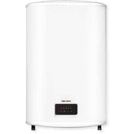 Chauffe-eau électrique plat CARRERA - 74L - Blanc - Multi-positions - Norme NF CE IPX4 - Pour 3 personnes