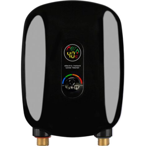 Chauffe-eau électrique sans réservoir 6500W 220V, eau chaude instantanée avec affichage LCD, chauffe-eau électrique pour la maison, le restaurant, le bureau, l'hôtel et le camping-car, 68126°F