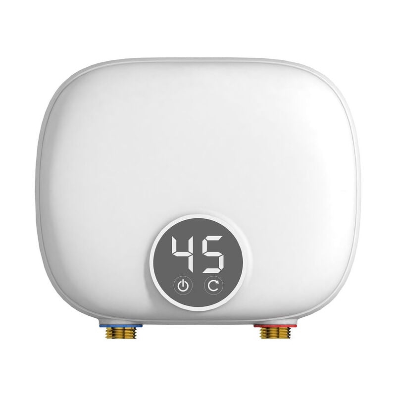 Esip - Chauffe-eau électriques 220V 5500W Mini Chauffe-eau Instantané avec Affichage de la Température à led Réservoir D'eau Chaude pour Cuisine et