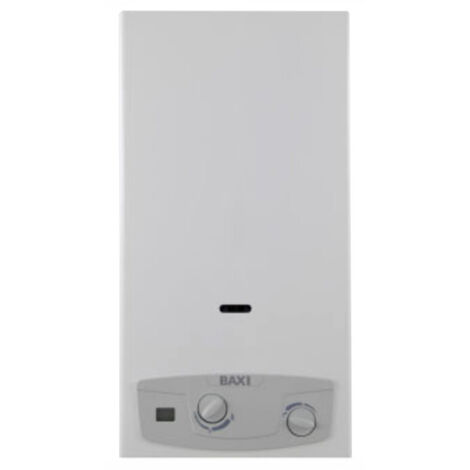 Chauffe-eau gaz au Méthane Baxi Acquaprojet Bleu, 14 Litres chambre ouverte A7698572